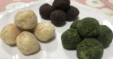 米粉と片栗粉で作るボーロ風クッキー