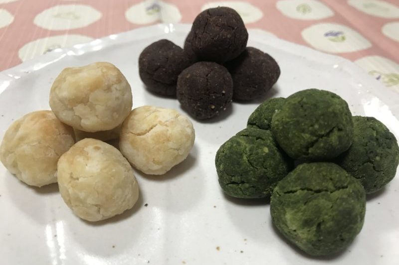 米粉と片栗粉で作るボーロ風クッキー 小学生の簡単レシピシリーズ Vegan子育て