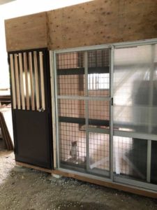 立花高校にある動物の保護小屋