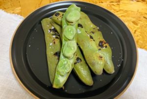 丸ごと焼きそら豆