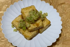 お豆腐ステーキ