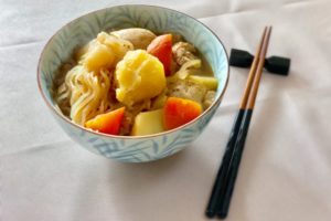 大豆ミートの肉じゃが風