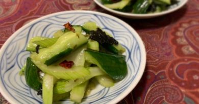 きゅうりとセロリの中華サラダ