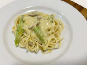 もちきびクリームパスタ